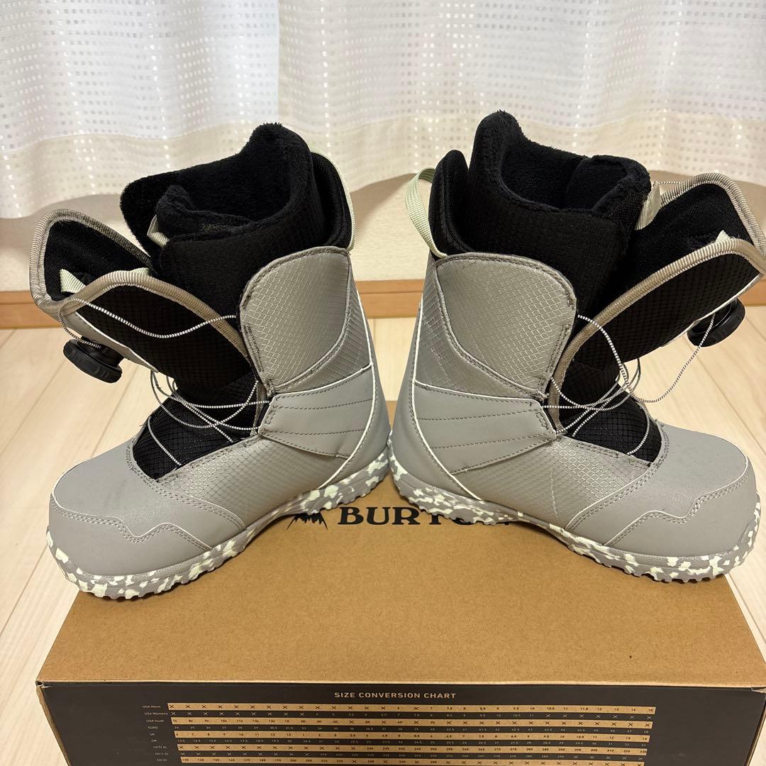 Burton kids スノーボードブーツ グレー　22cm Zipline