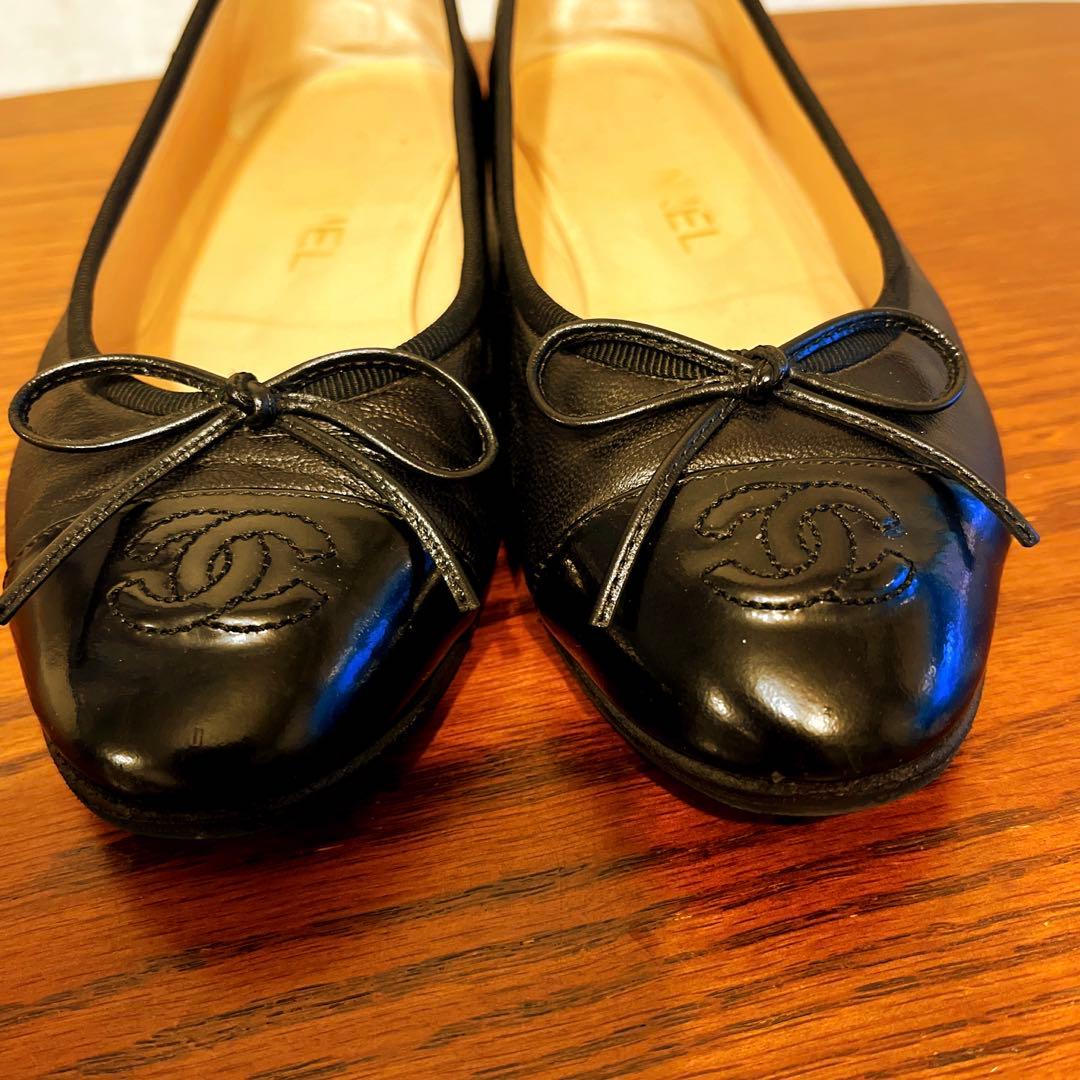 CHANEL シャネル バレリーナ フラットシューズ ココマーク