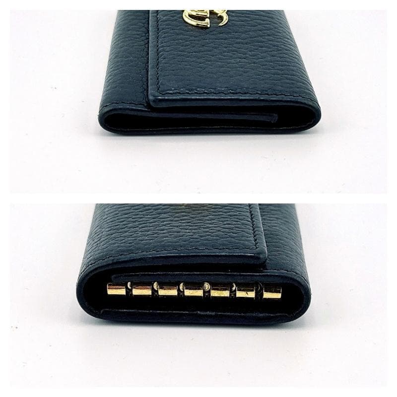 GUCCI ブラックレザーキーケース★