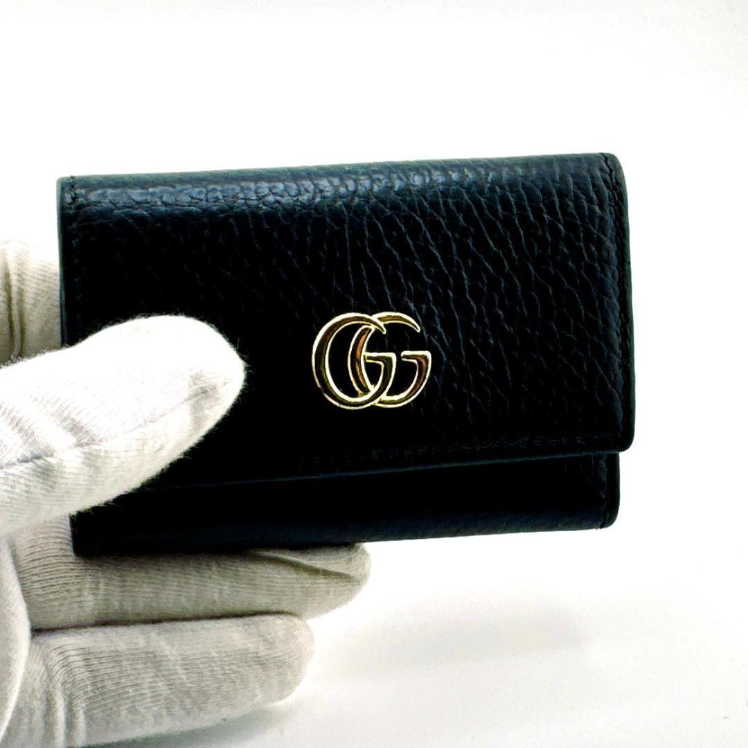 GUCCI ブラックレザーキーケース★