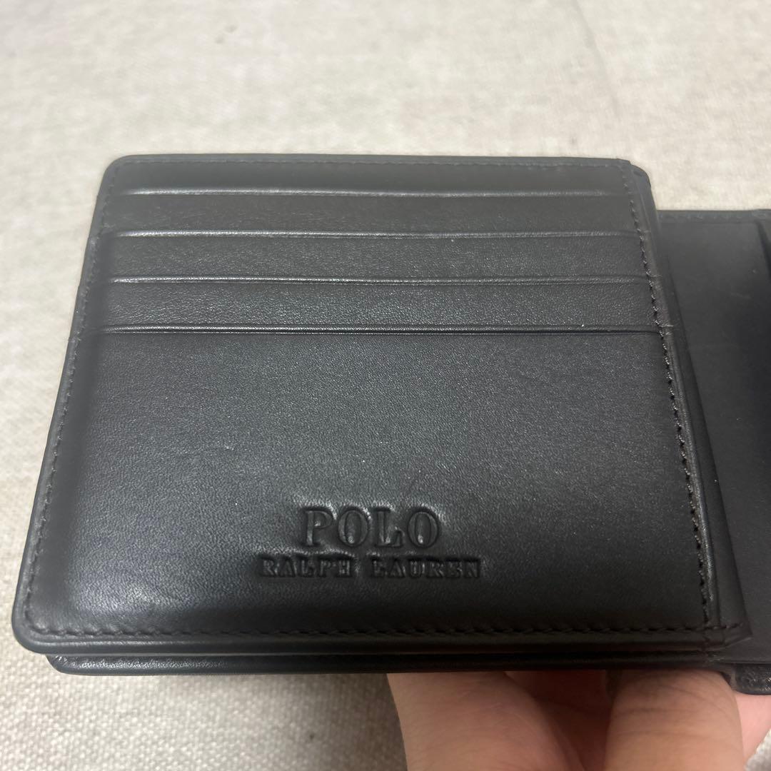 Polo Ralph Lauren 二つ折り財布 黒