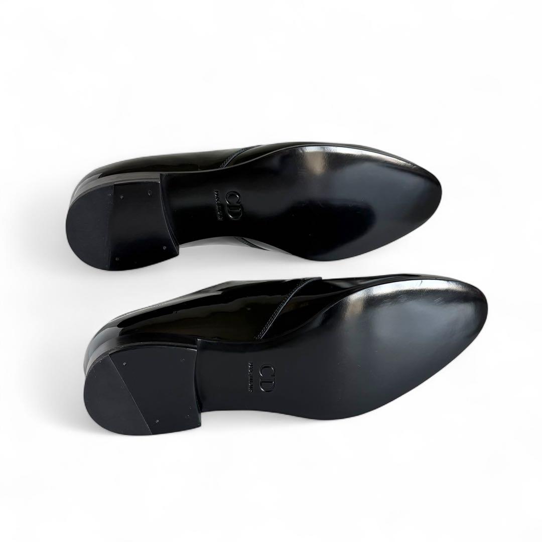 未使用 DIOR エナメルドレスシューズ 39.5 ブラック