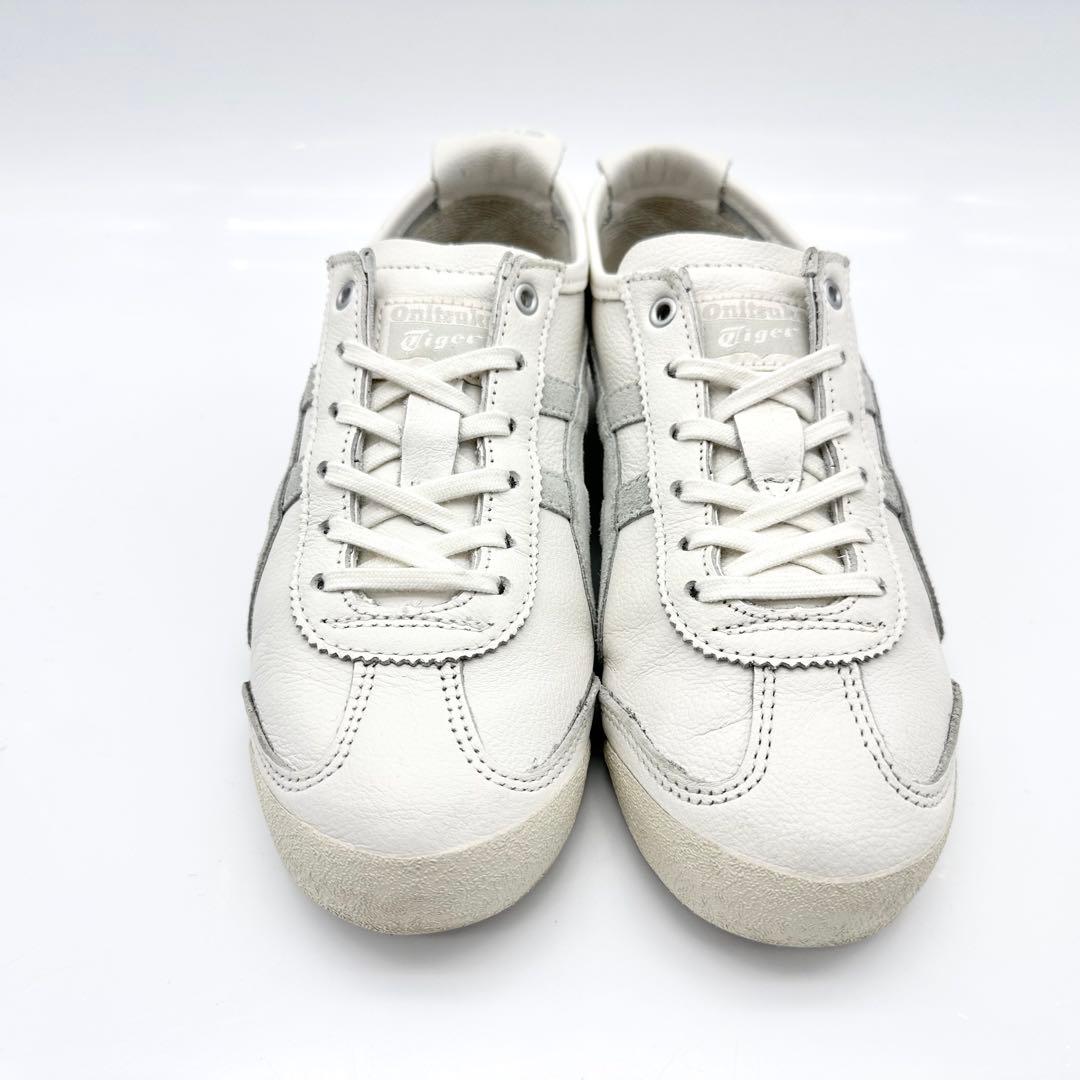 【美品】オニツカタイガー メキシコ 66 ホワイト ライトセージ レザー