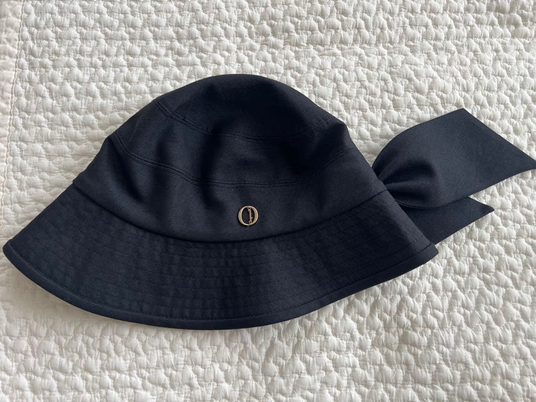 【試着のみ美品】シャポードオー バックリボン クロッシェ