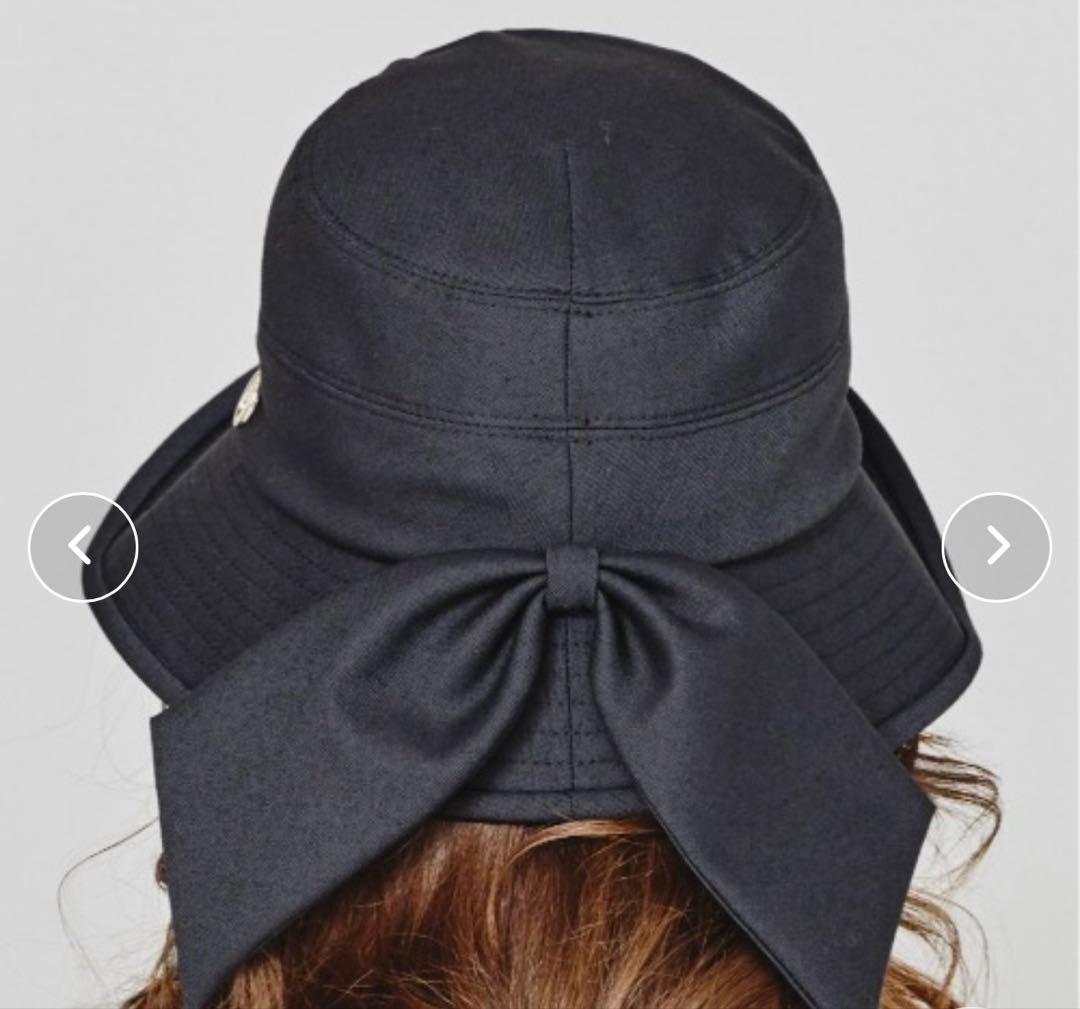 【試着のみ美品】シャポードオー バックリボン クロッシェ