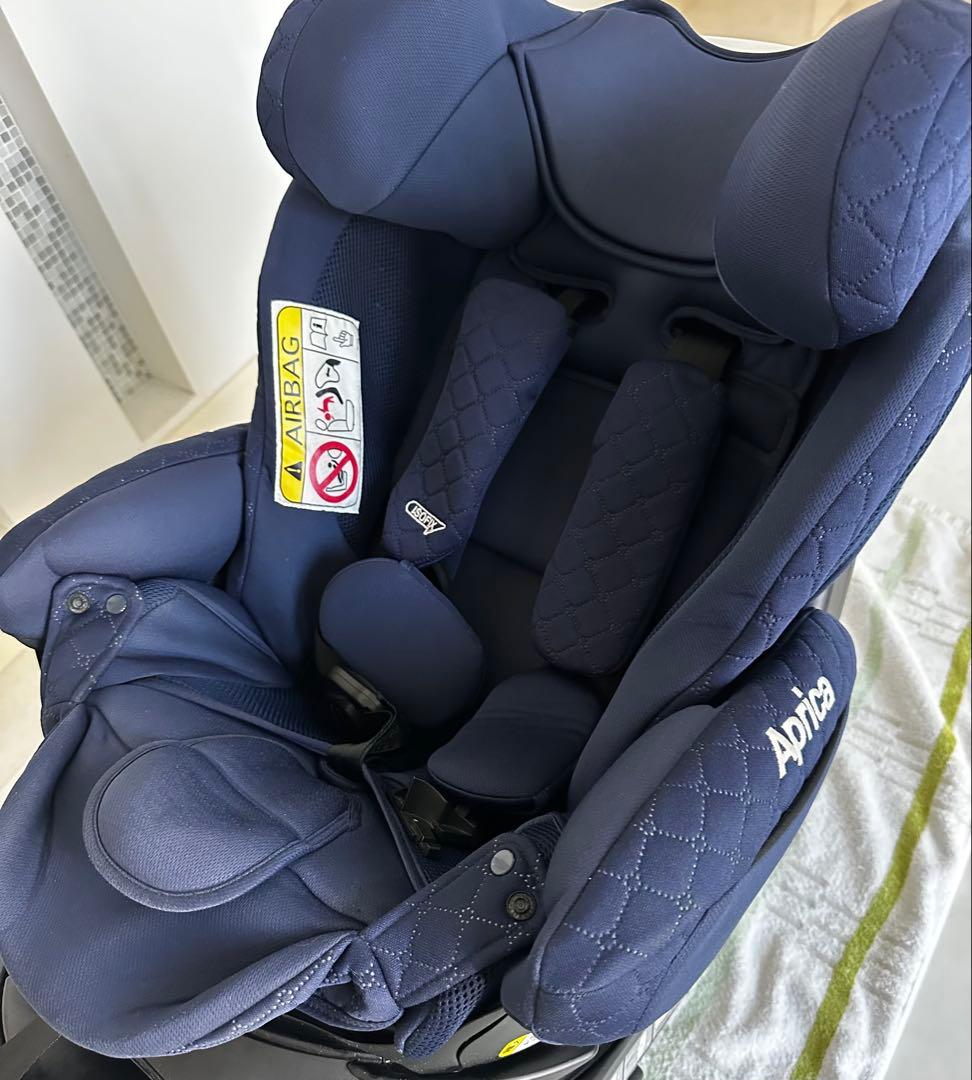 Aprica 車用チャイルドシート ネイビー ISOFIX対応