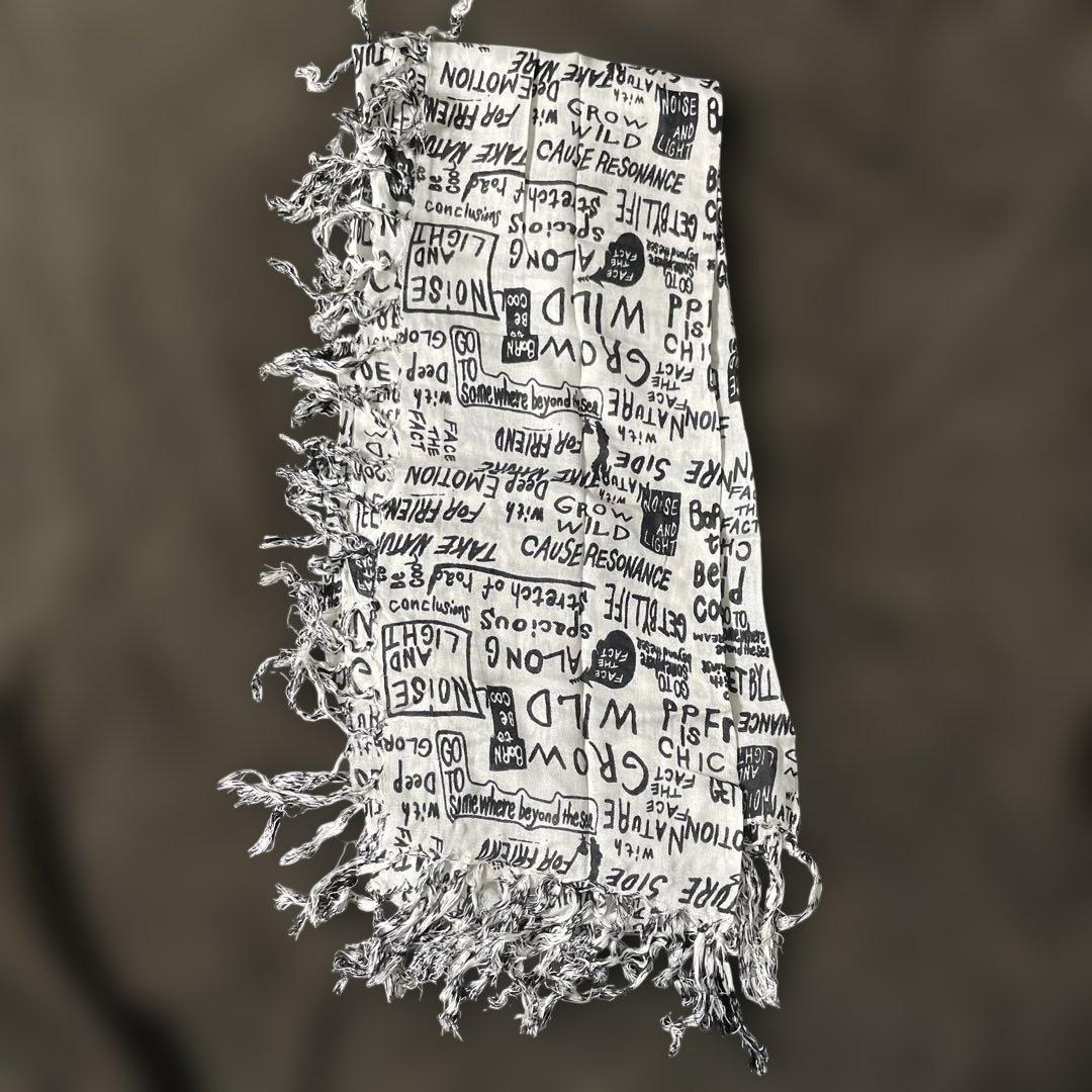 【たけさん専用】PPFM 神の服　手書き風デザイン ストール