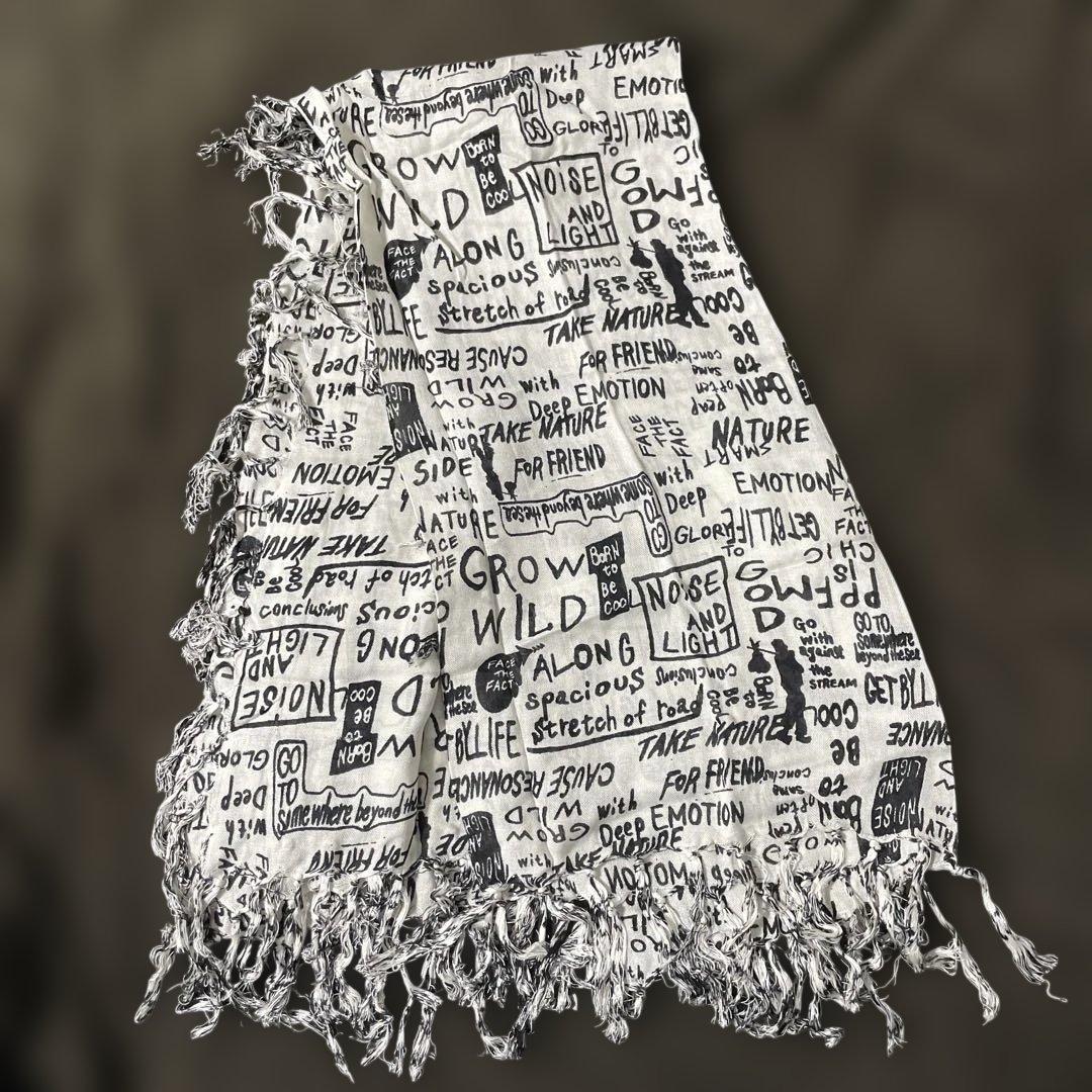 【たけさん専用】PPFM 神の服　手書き風デザイン ストール