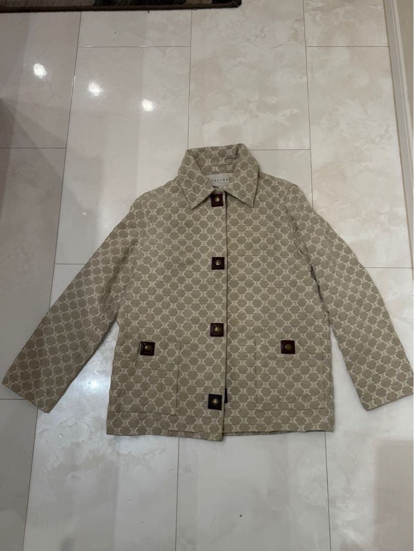 CELINE モノグラム コート サイズ38