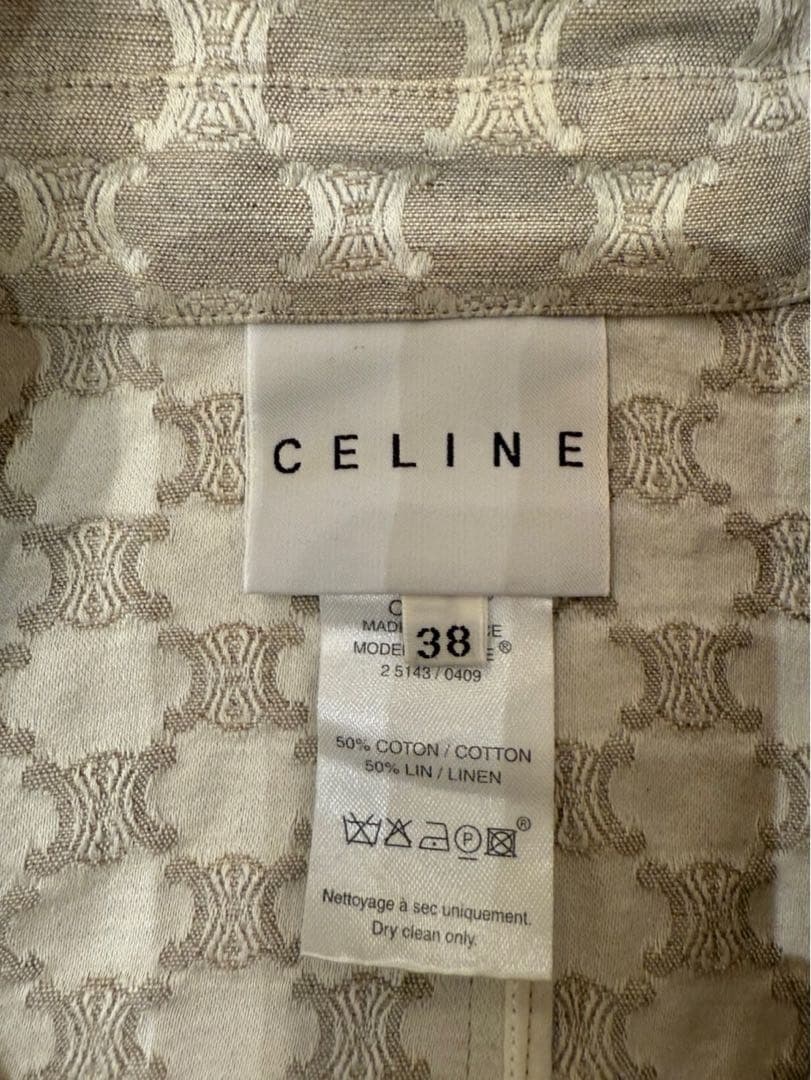CELINE モノグラム コート サイズ38