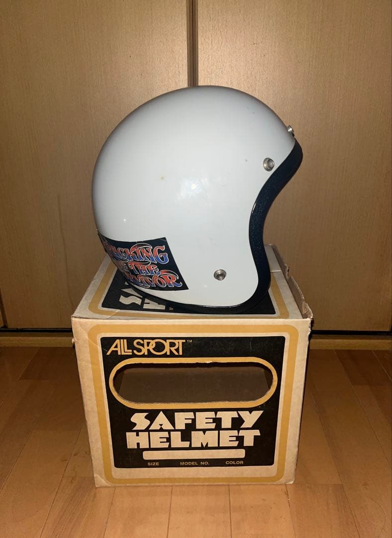 Dead Stock 70s箱付 BUCO WHITE ジェットヘルメット交渉可