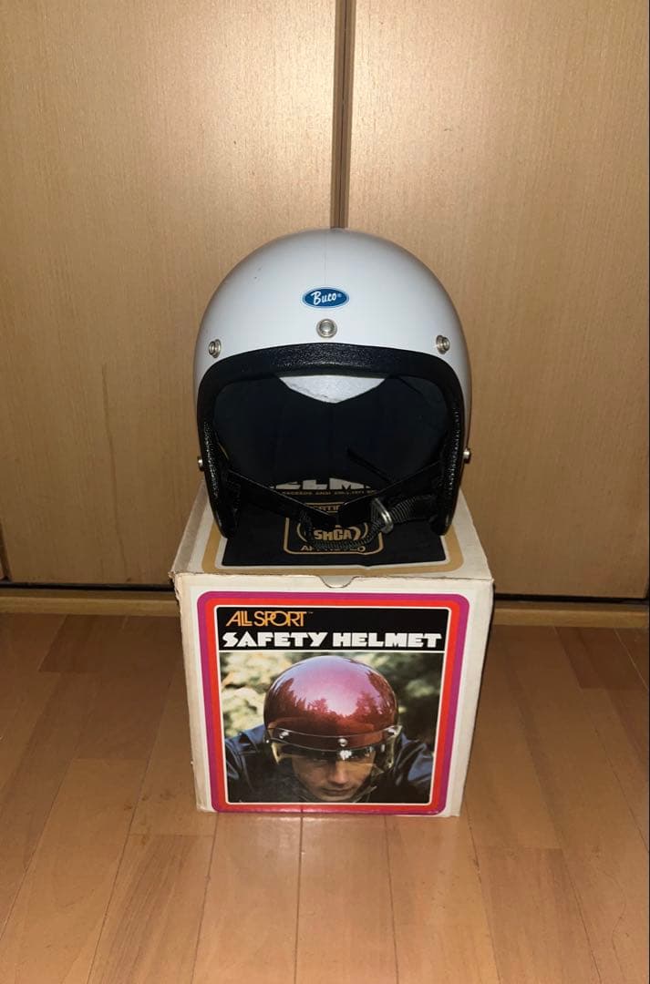 Dead Stock 70s箱付 BUCO WHITE ジェットヘルメット交渉可