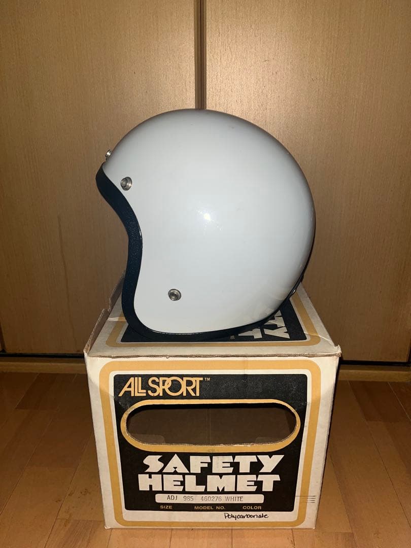 Dead Stock 70s箱付 BUCO WHITE ジェットヘルメット交渉可