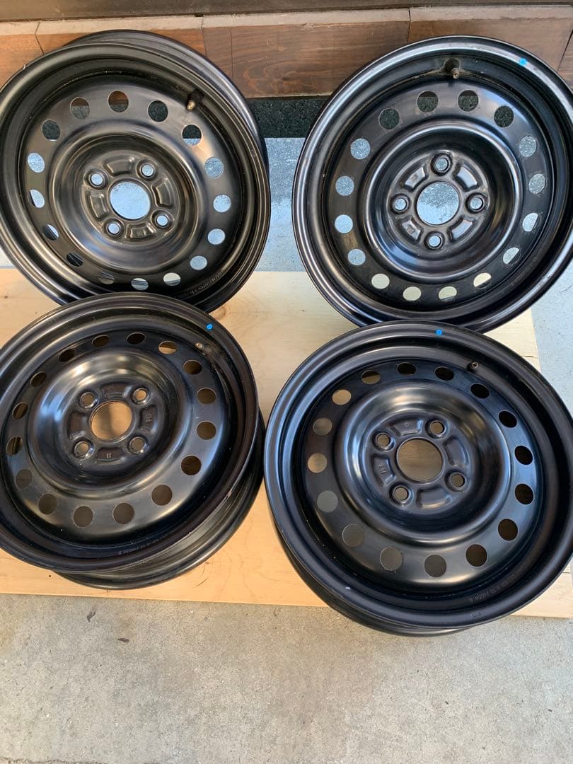 スズキ 純正鉄ホイール スチールホイール 4個セット14インチ