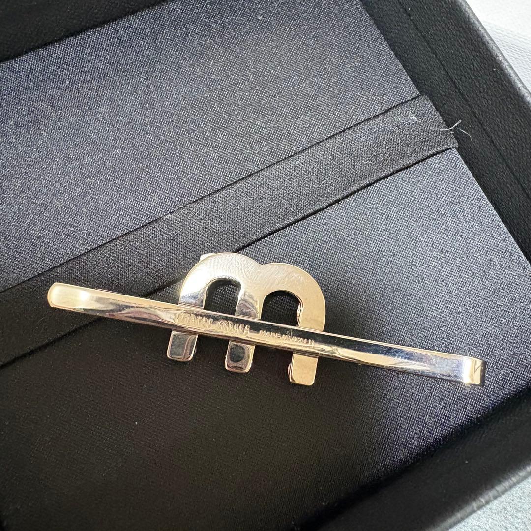 MIU MIU ミュウミュウ ラインストーン ヘアピン アクセサリー