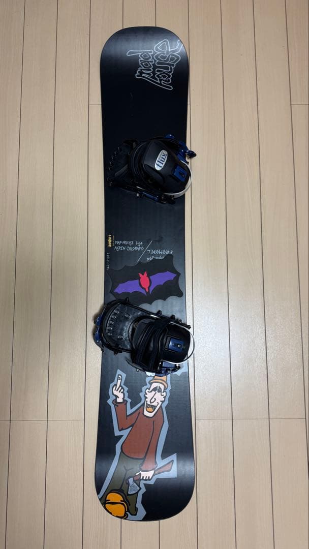 【16日まで期間限定値下げ中】【ビンディング付き】スノーボード板