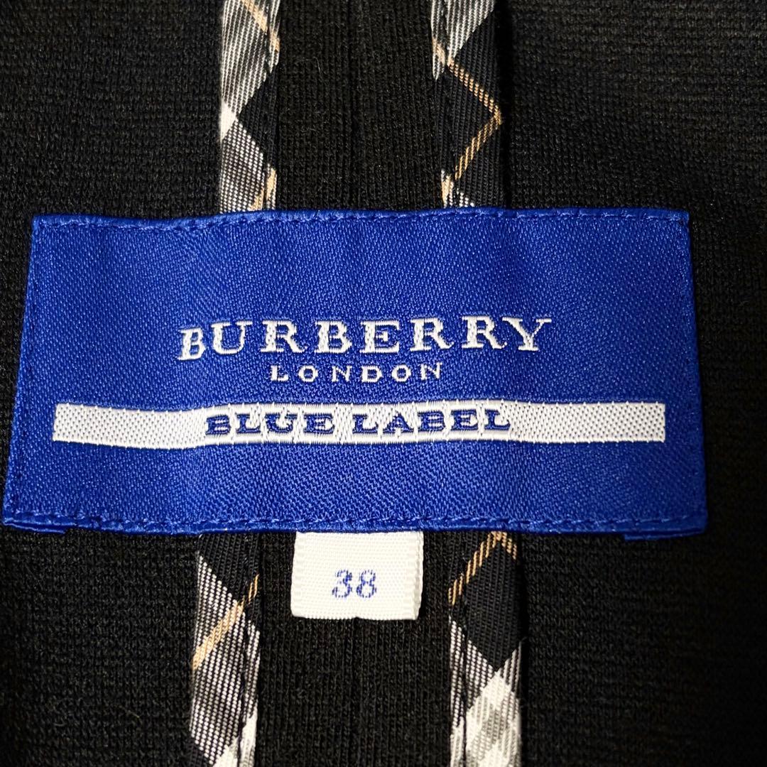 【極美品】バーバリーブルーレーベル ポンチョ ジャケット 38 ブラック
