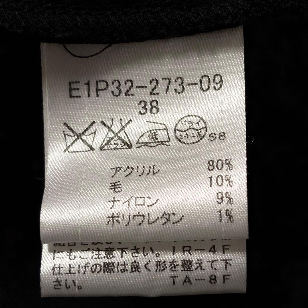 【極美品】バーバリーブルーレーベル ポンチョ ジャケット 38 ブラック