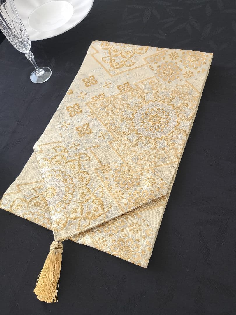 Fei1213　A885★逸品‼️クリスマス‼️テーブルランナー2m4cm