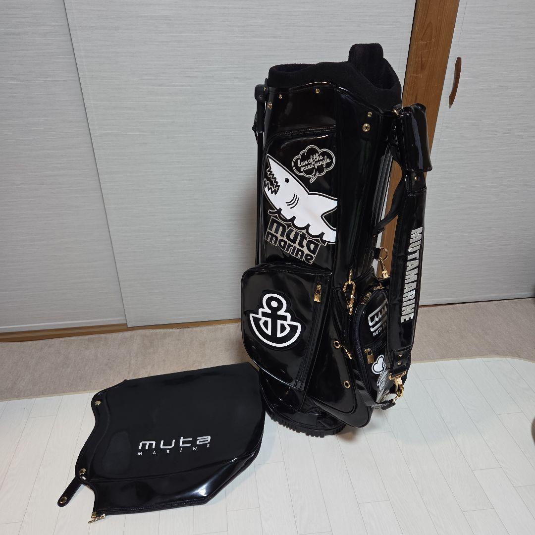 muta marine ブラックゴルフバッグ