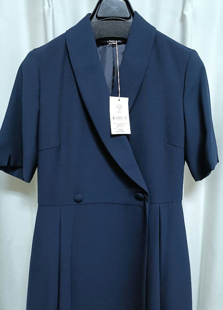 【新品未使用】TSURUByMARIKOOIKAWA/Letiziaネイビー