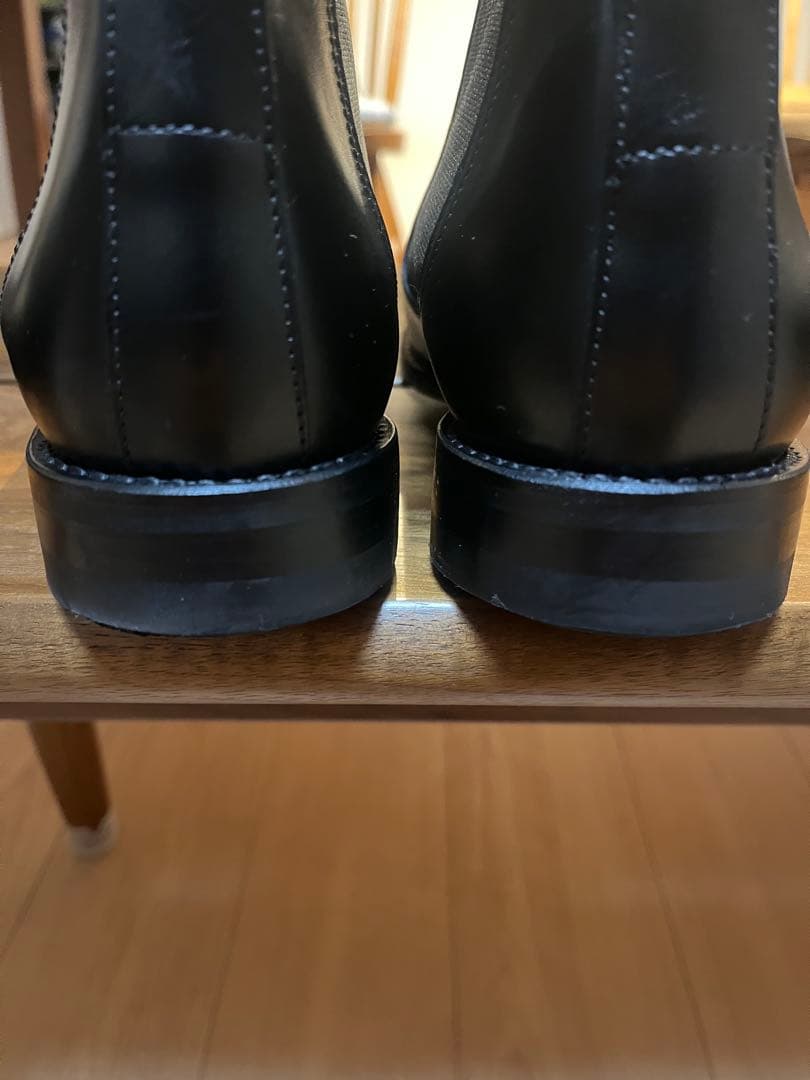 Berwick ブラック サイドゴアブーツ