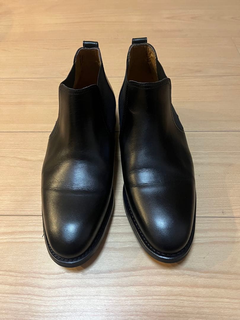 Berwick ブラック サイドゴアブーツ