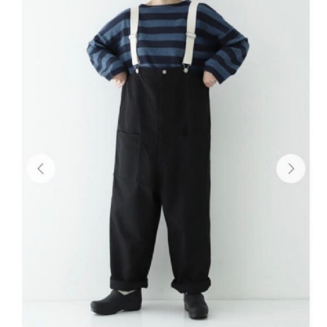 ネストローブ　コットンツイルデッキサロペット