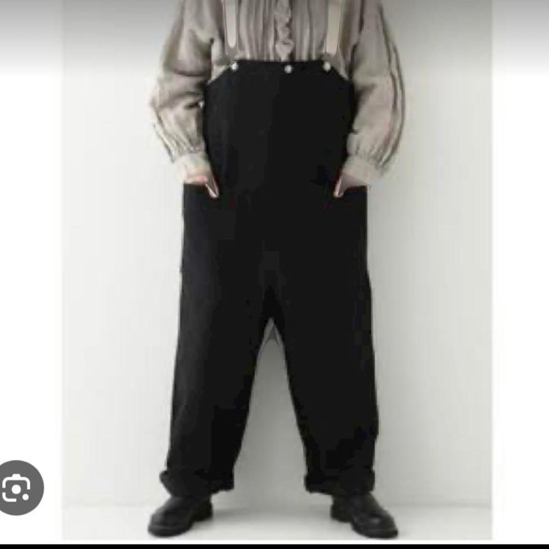 ネストローブ　コットンツイルデッキサロペット