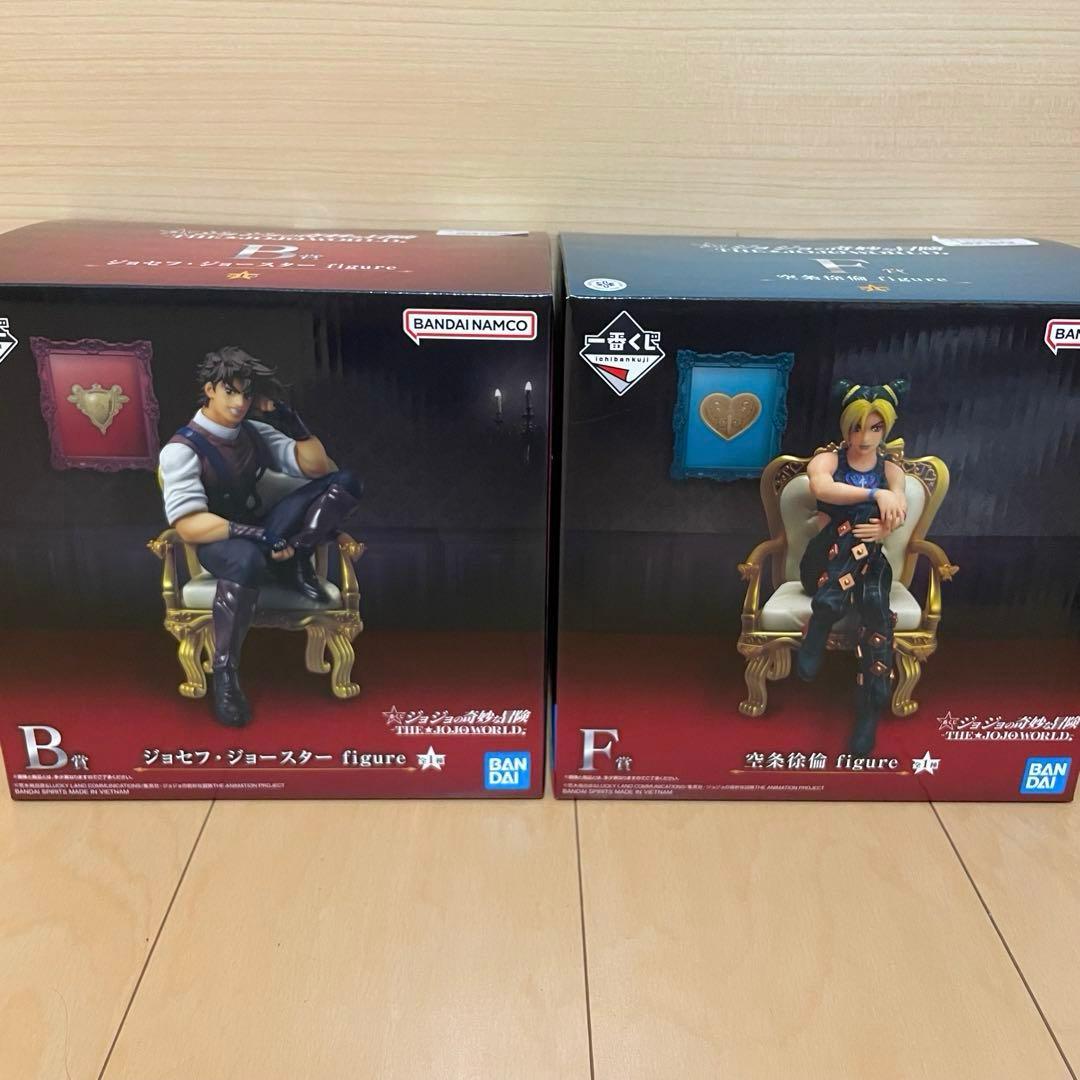 ジョジョの奇妙な冒険 一番くじ フィギュア　ジョセフ 徐倫セット おまけ付き