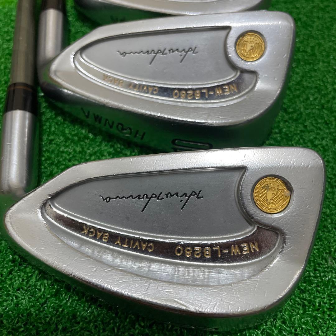 HONMA ホンマNEW-LB280 アイアンセット 星4 GP 8本 金モグラ