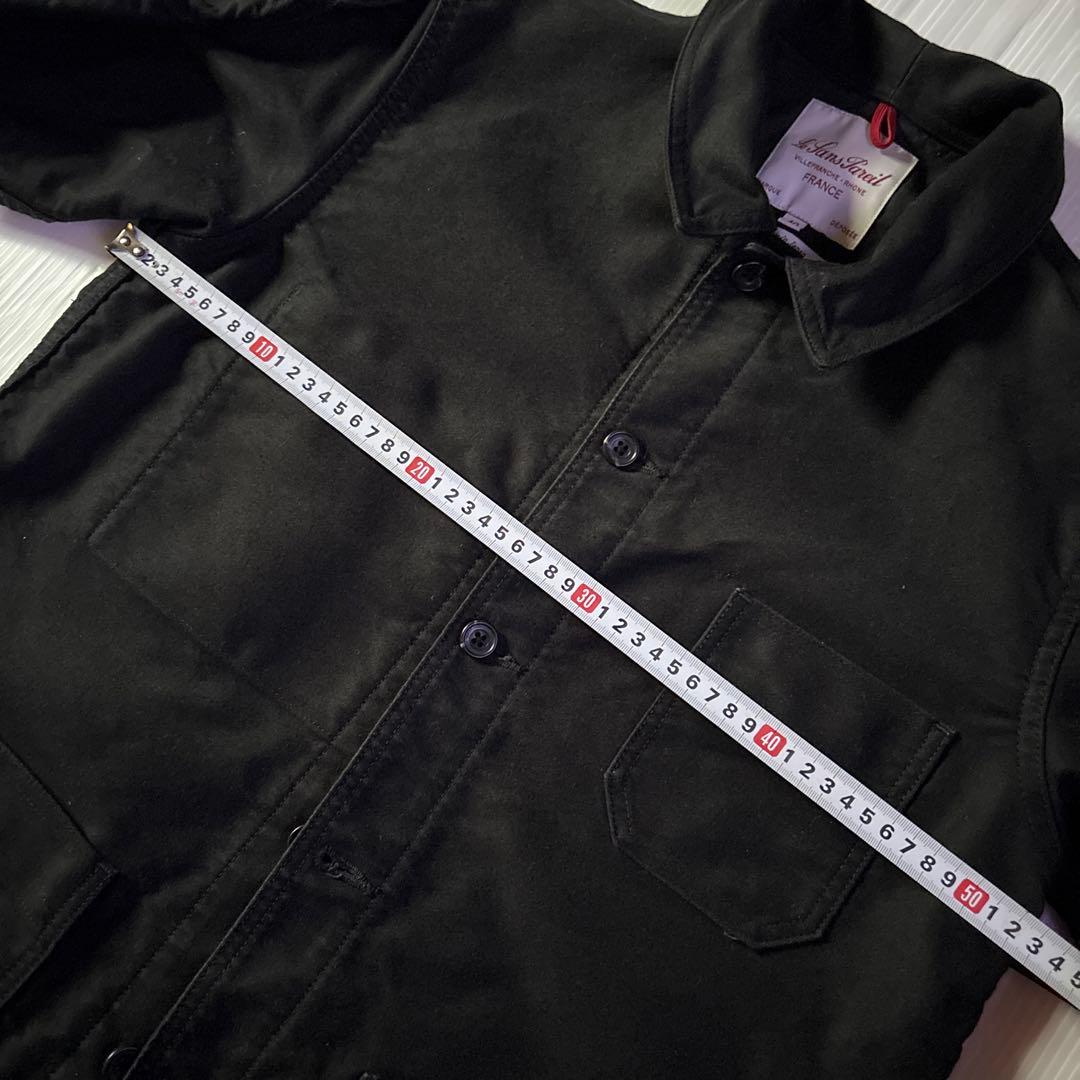 Le Sans Pareil モールスキンカバーオール　ブラック サイズ40