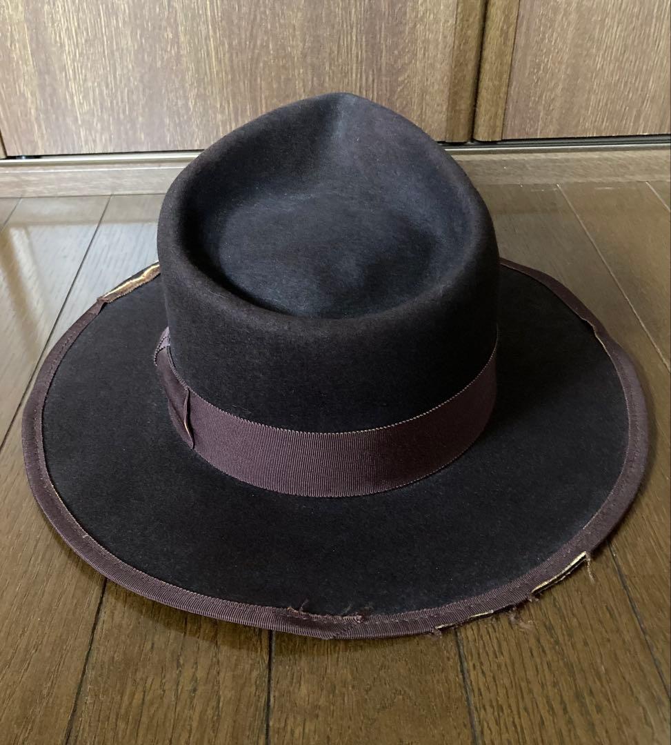 glamb Steven hat グラム スティーブンハット Ｌ　BORO ボロ