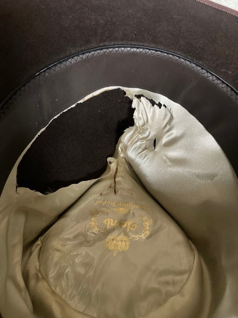 glamb Steven hat グラム スティーブンハット Ｌ　BORO ボロ