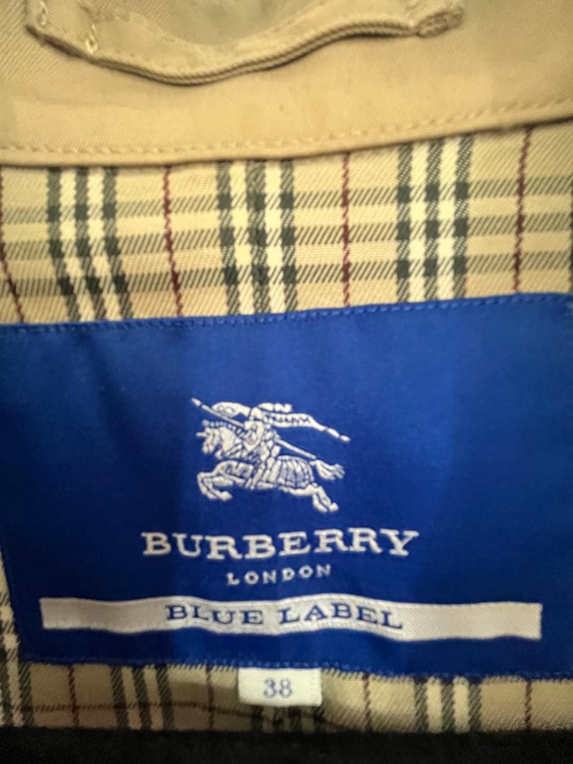 BURBERRYブルーレーベルトレンチコート 38