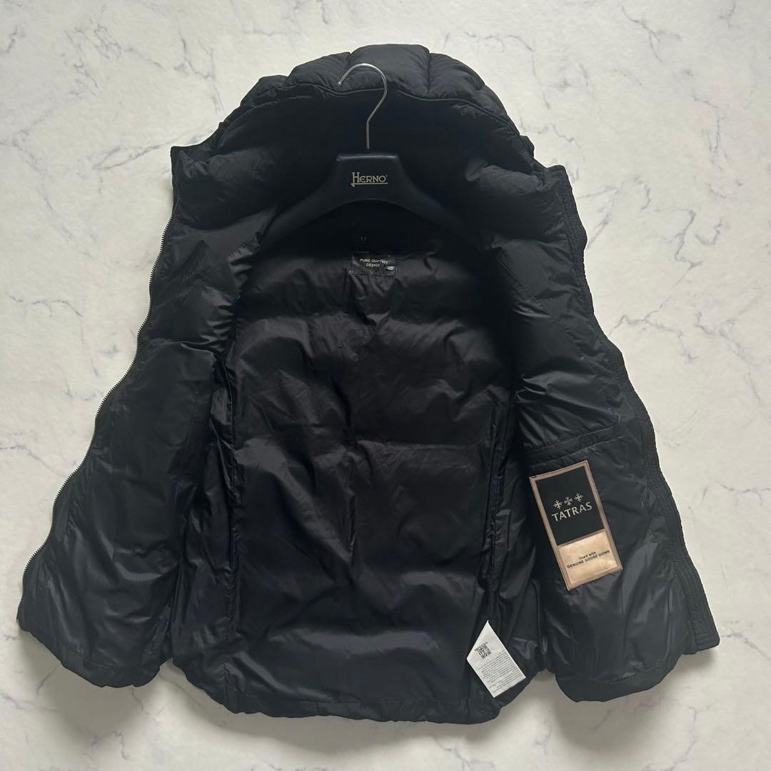 近年モデル タトラス クローネ ダウンベスト フード2way CURONE 黒