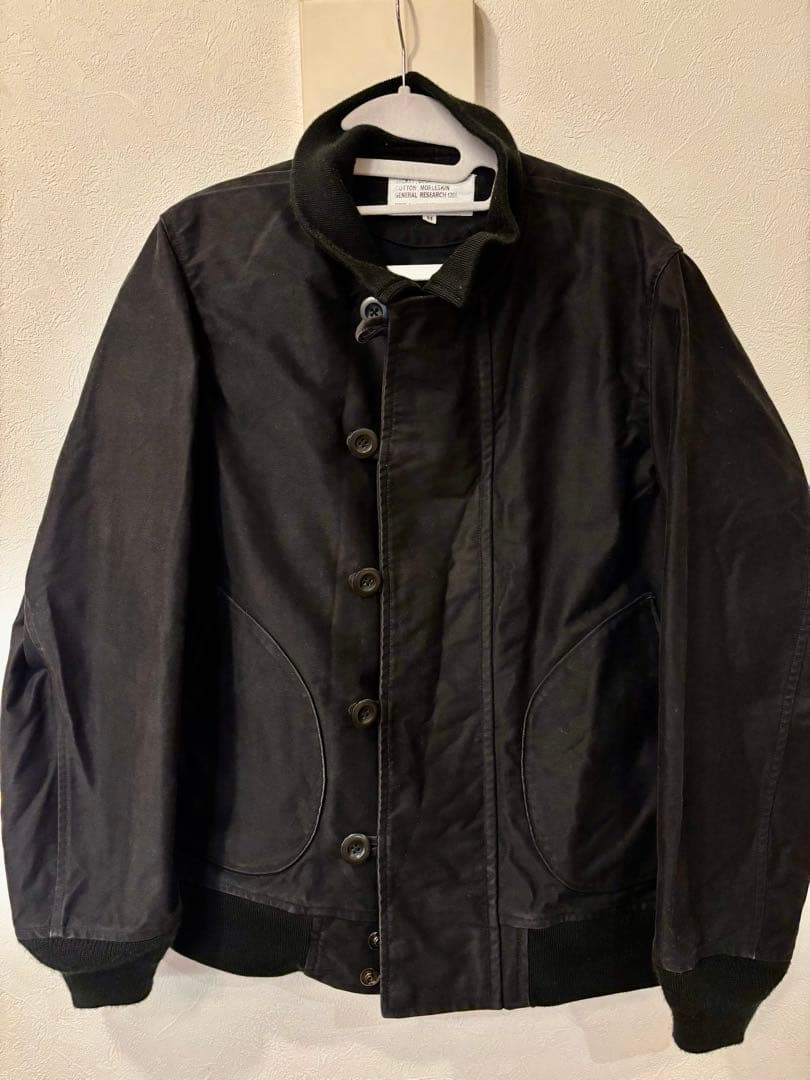 General Research 2000年代 コットンジャケット　背面ロゴ入り