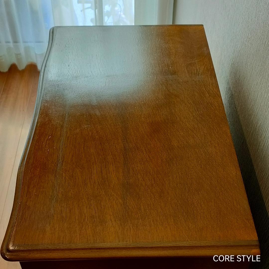 起立木工　サイドキャビネット　アンティーク　サクラ天然木　 5杯　S2