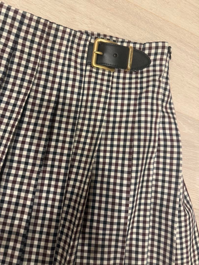 miu miu プリーツスカート