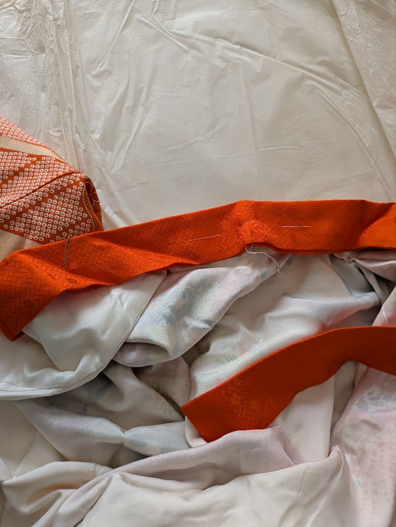 三越　振袖　古典柄　長襦袢/小田急百貨店　帯　黒に金糸/　成人式　謝恩会　結婚式