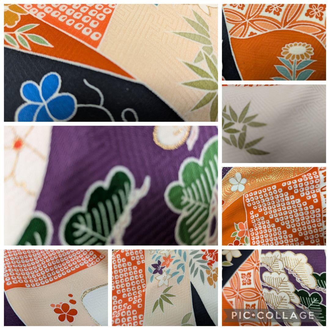 三越　振袖　古典柄　長襦袢/小田急百貨店　帯　黒に金糸/　成人式　謝恩会　結婚式