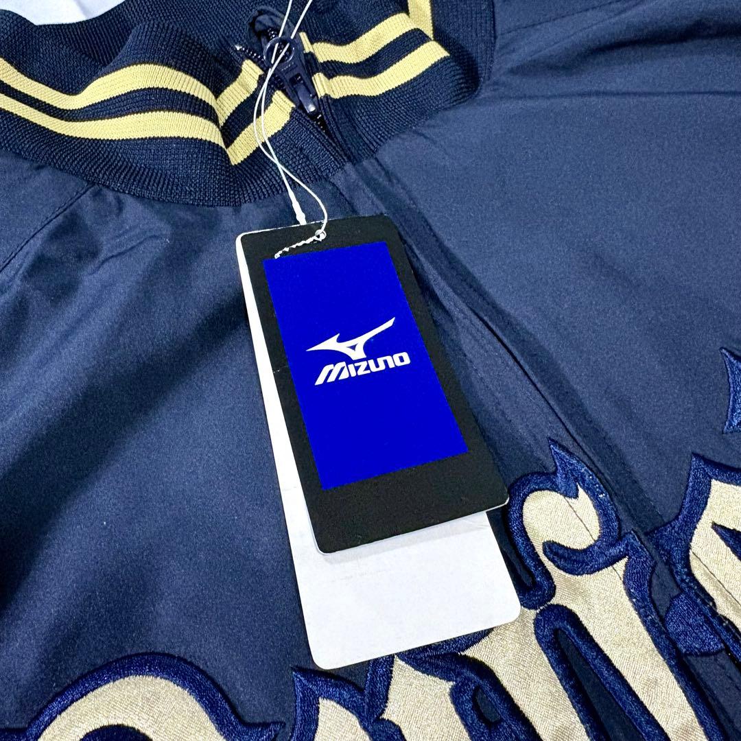 Mizuno オリックス・バファローズ 中綿ジャケット L ネイビー 刺繍ロゴ