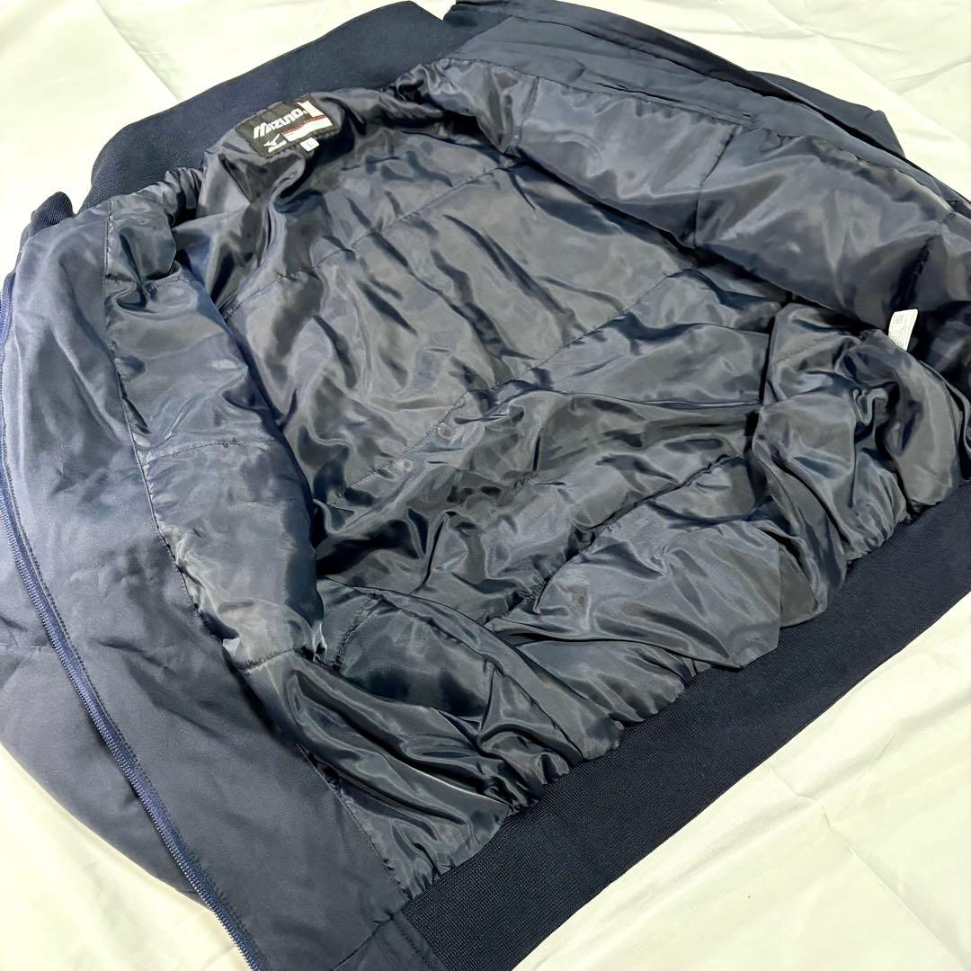 Mizuno オリックス・バファローズ 中綿ジャケット L ネイビー 刺繍ロゴ