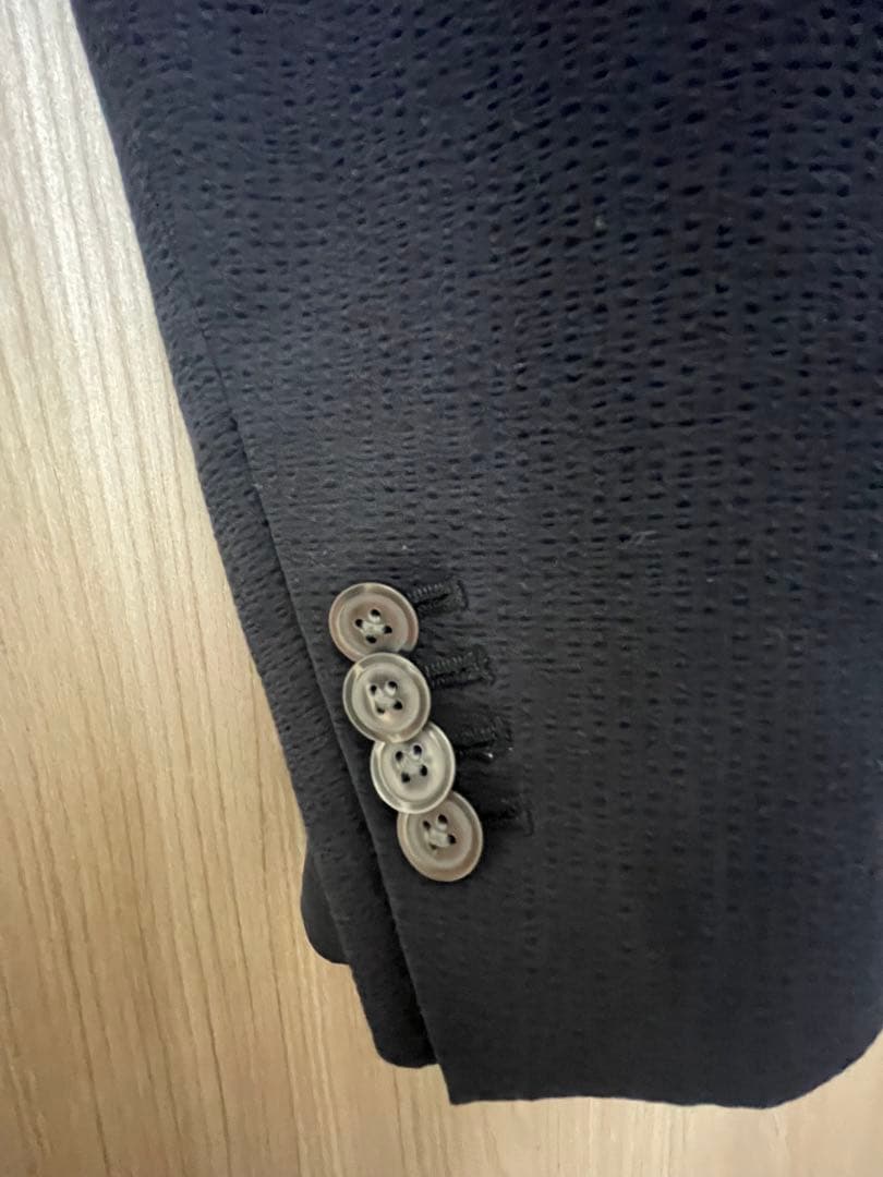 サロンドグローバルワーク　リングジャケット　シアサッカー　セットアップ