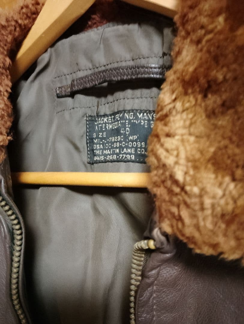 60s 米軍実物G1フライトジャケット USN