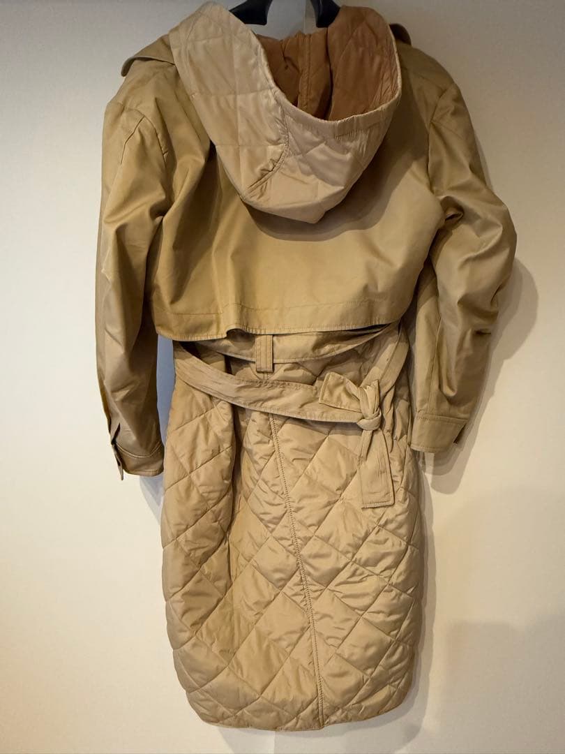 COACH フード付きトレンチコート