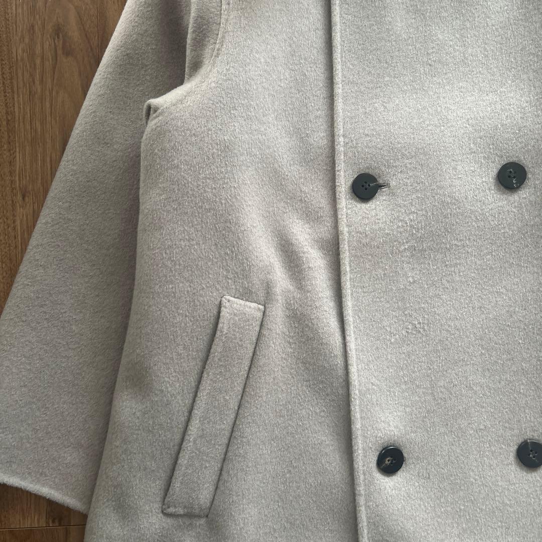 定価94600円【GALERIE VIE 】ウールコート　グレー　ロングコート