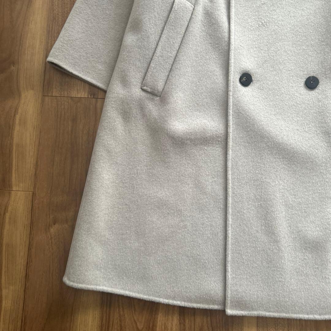 定価94600円【GALERIE VIE 】ウールコート　グレー　ロングコート