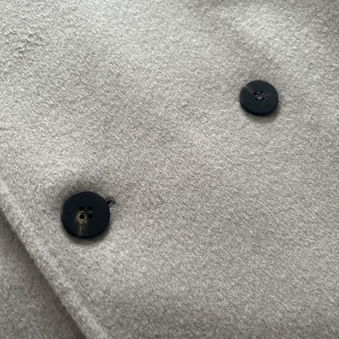 定価94600円【GALERIE VIE 】ウールコート　グレー　ロングコート