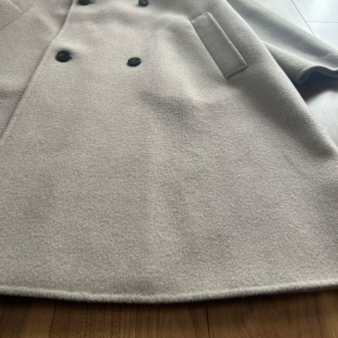 定価94600円【GALERIE VIE 】ウールコート　グレー　ロングコート